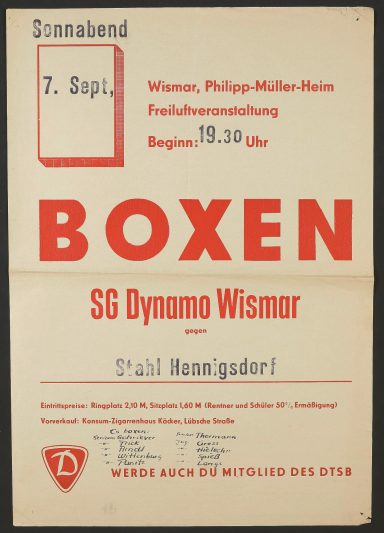 Foto Quelle: © SG Dynamo Wismar e.V. Foto Quelle: © SG Dynamo Wismar e.V.