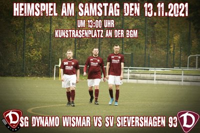 Heimspiel SG Dynamo Wismar e.V.