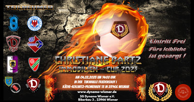 Plakat Christiane Bartz Immobilien Cup 2023 Erstellt mit PosterMyWall.de